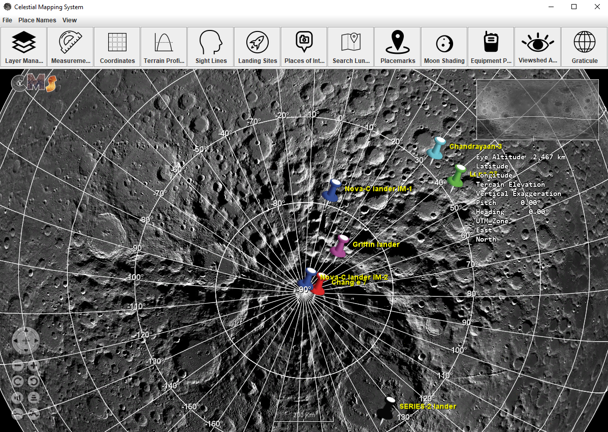 CLPS Missions at Lunar South Pole