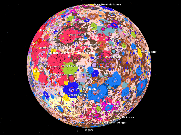 2020 Unified Geologic Map of the Moon