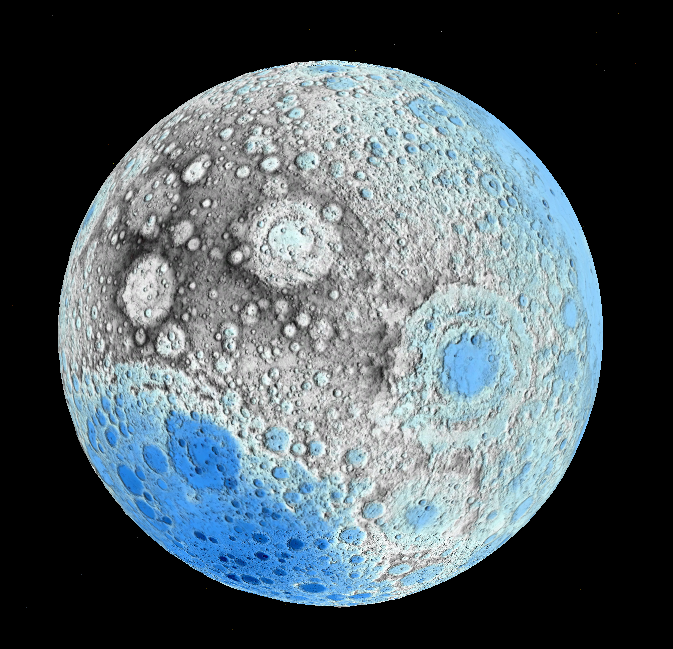 LOLA Color Shaded Relief